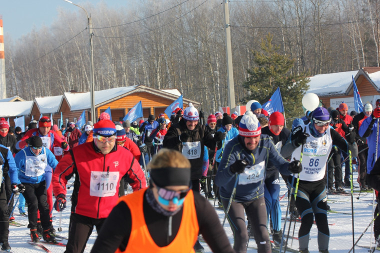 Учащиеся школы приняли участие в открытой Всероссийской массовой лыжной гонке &quot;Лыжня России - 2024&quot;.